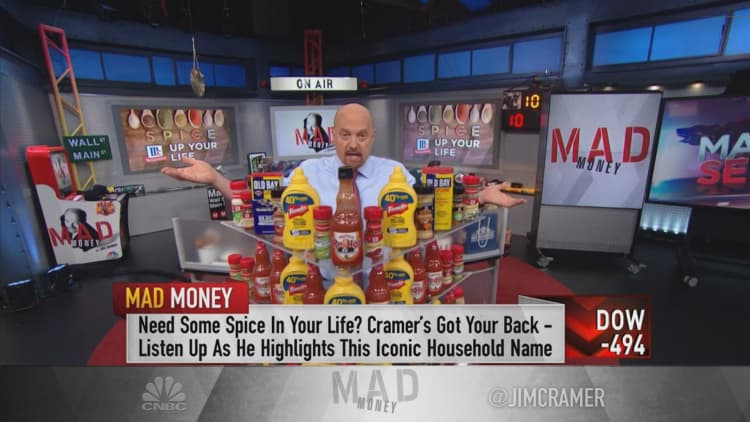 In this unpredictable market, buy the stock of spice-maker McCormick, Jim Cramer says