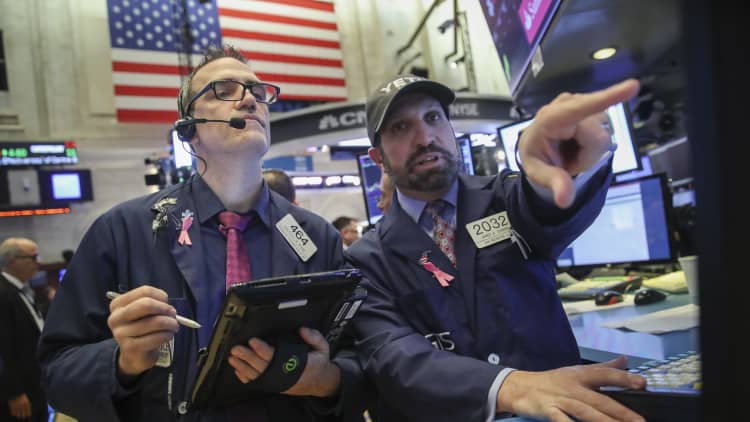 Stocks sink after September's ISM nonmanufacturing misses estimates