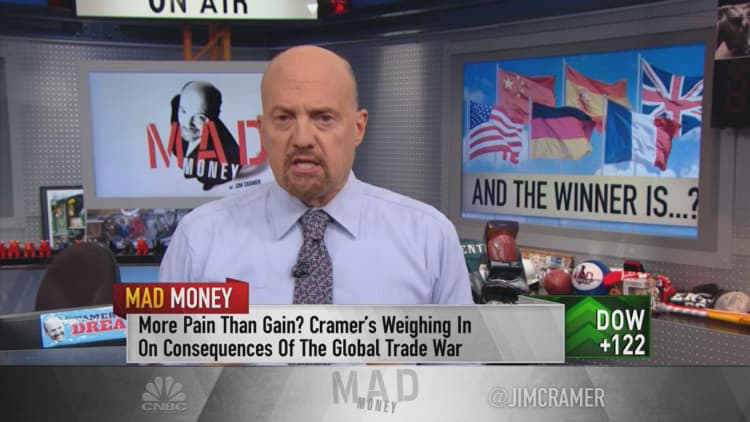 Trump's EU, China trade wars could be 'self-defeating' for him, says Jim Cramer
