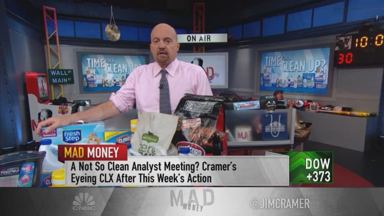 Time to start buying shares of Clorox, says Jim Cramer