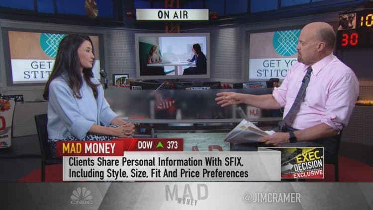 Stitch Fix CEO says the online-styling company could feel potential tariffs