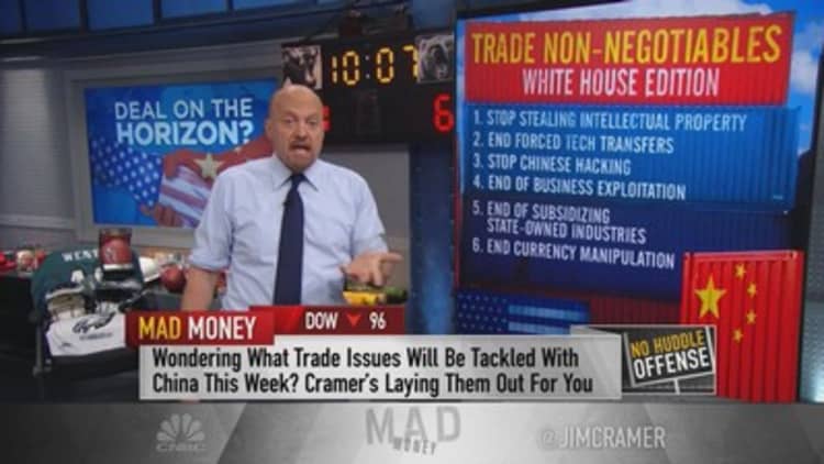 Jim Cramer: I don't see a 'market-moving' trade deal happening this week