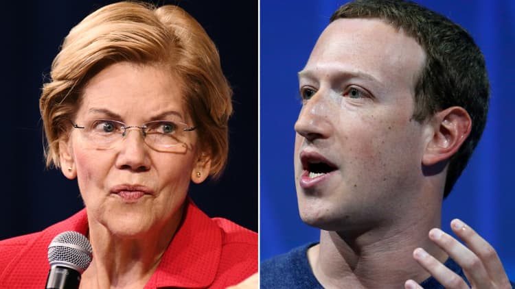 Why Facebook responded to Warren's criticism by invoking FCC regulations