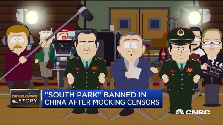 'South Park' banned in China after mocking censorship