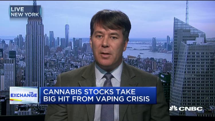 Cannabis stocks took a hit amid vaping crisis, Piper Jaffray analyst says