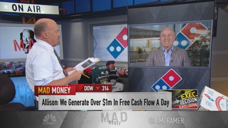 Domino's Pizza CEO says there is 'irrational pricing' in the rival third-party delivery marketplace