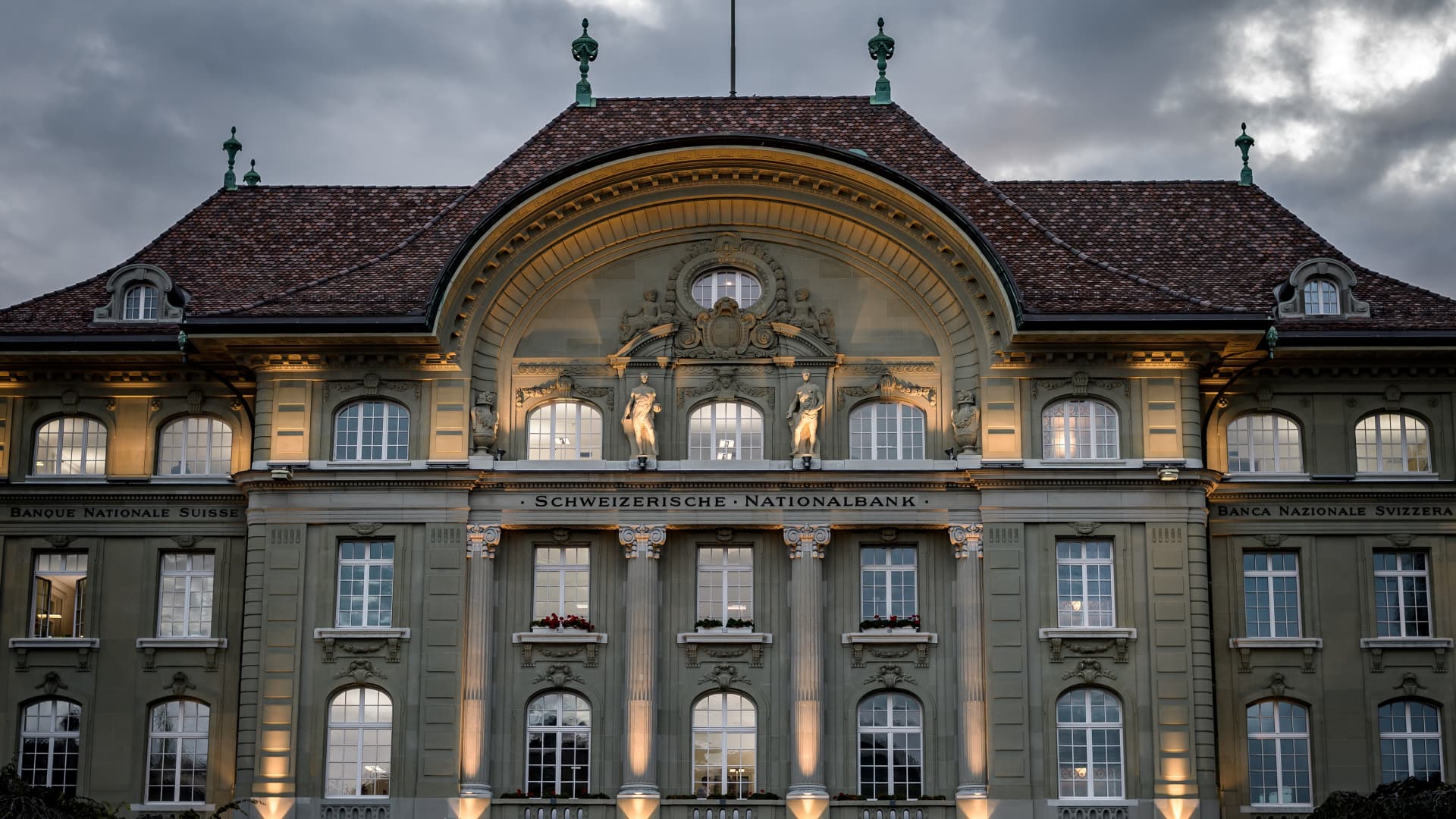 Swiss central bank hikes interest rates by 75 basis points, bringing them out of..