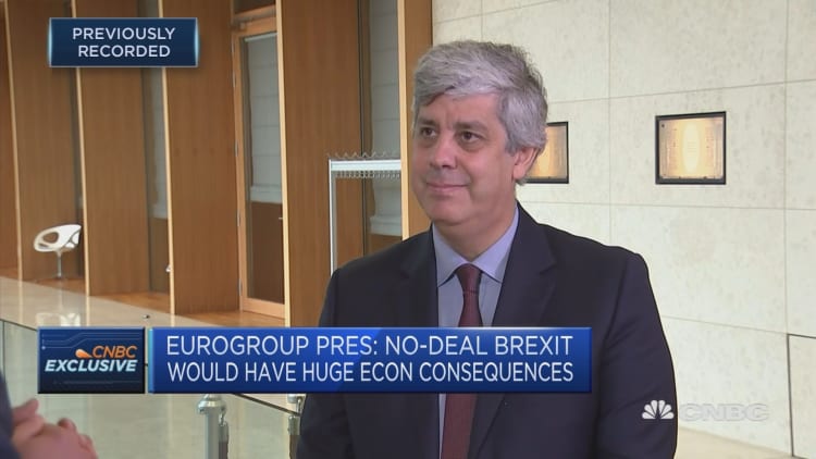 No-deal Brexit the biggest risk we face, Eurogroup president says