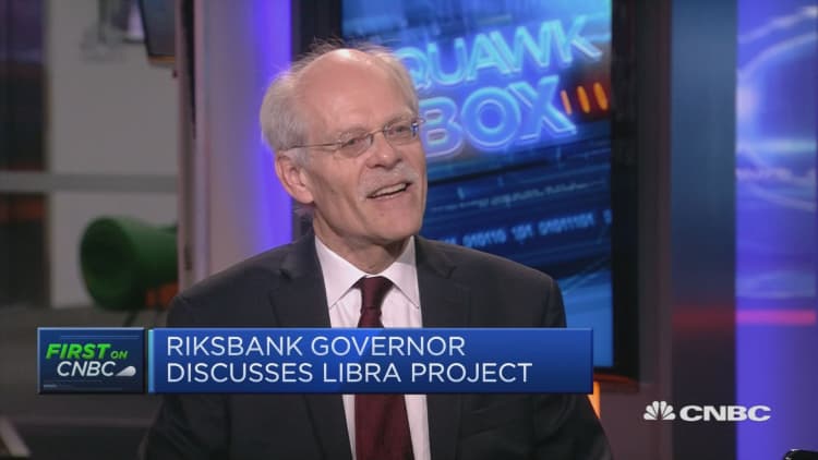 Libra coin a catalyst for central banks to rethink role: Riksbank head