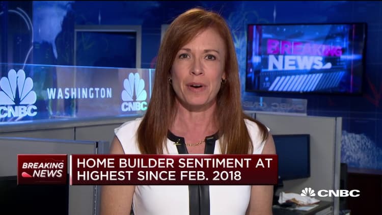 Home builder sentiment at highest level since February 2018