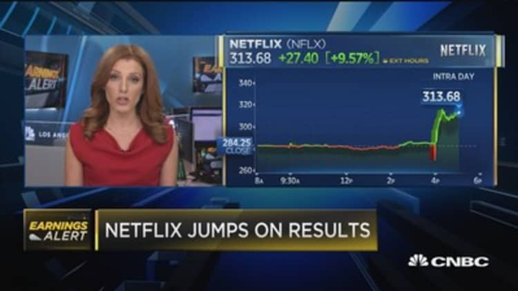Netflix jumps on earnings. What that means for the streaming space