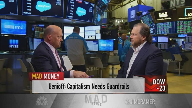 Salesforce's Marc Benioff talks new book, regulating Big Tech, AI and more with Jim Cramer