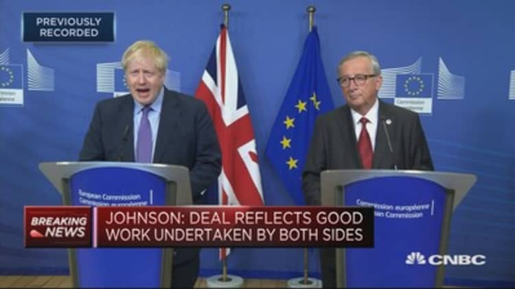 Brexit deal a 'very good deal for both EU and UK,' Boris Johnson says