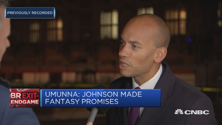 Chuka Umunna: Johnson's Brexit deal 'will do over the British people'