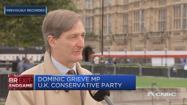 Grieve: Cannot accept Brexit deal without promise of second referendum