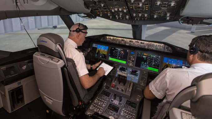 H/O: Pilots will wear brain monitors during the nearly 20-hour flight.