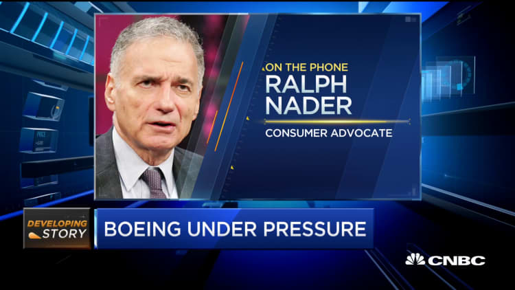 Ralph Nader: I hope congressional hearings shed more light on Boeing