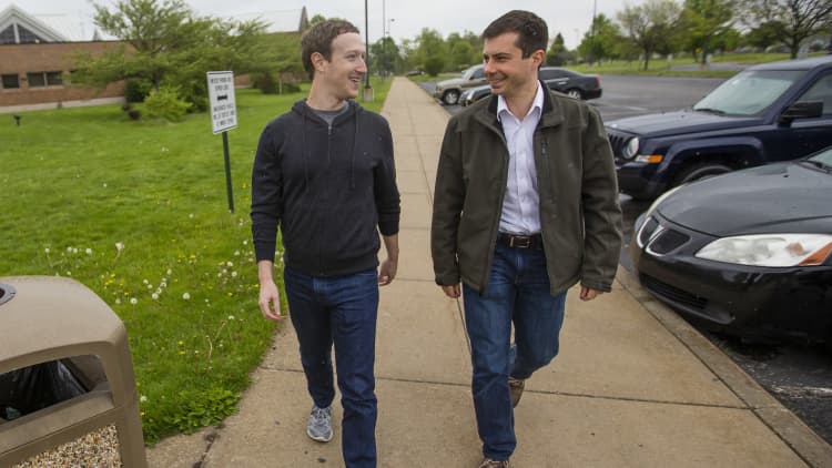 Recommendations to Buttigieg shouldn't be taken as endorsement: Zuckerberg