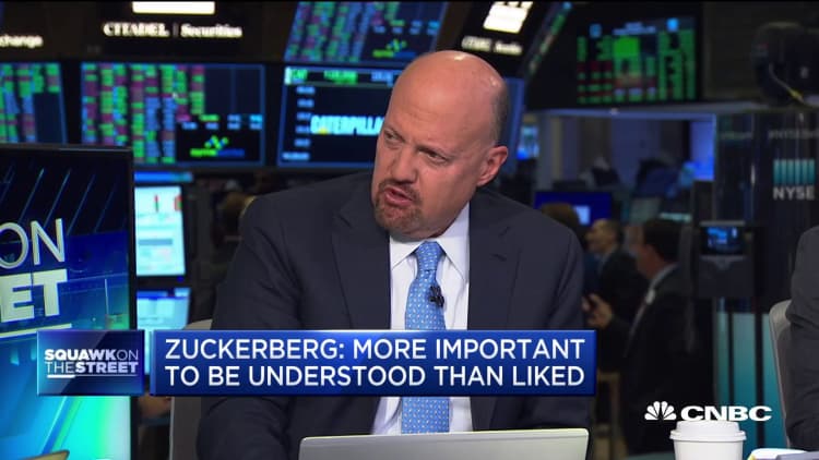 Cramer: Congress will take its cues on Libra from Jamie Dimon not Zuckerberg