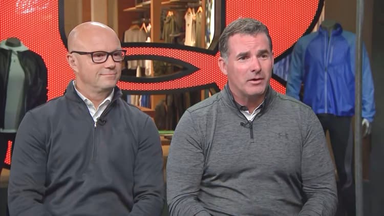 Watch CNBC's full interview with Under Armour's Kevin Plank and Patrik Frisk