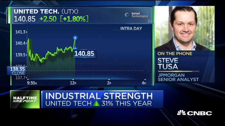 Top industrials analyst Steve Tusa breaks down his overweight call on UTX