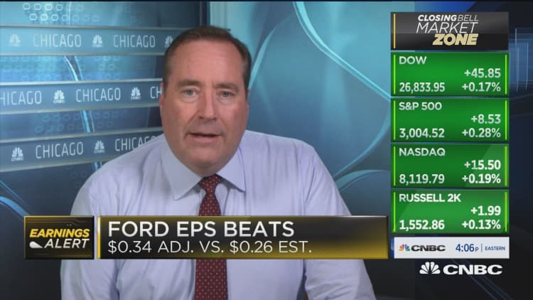 Ford beats on EPS, misses on revenue