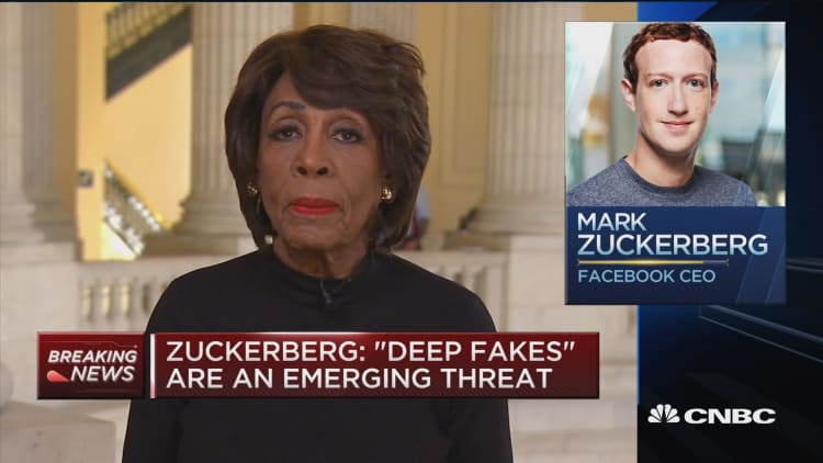 Have to keep working on our concerns about libra and Facebook: Rep. Waters
