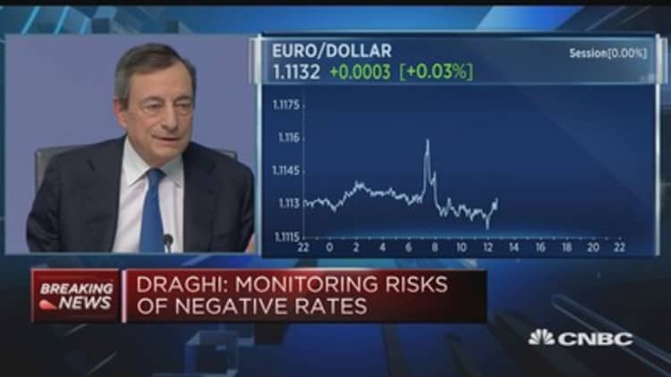 Disagreements 'part and parcel' of monetary policy decisions, ECB's Draghi says