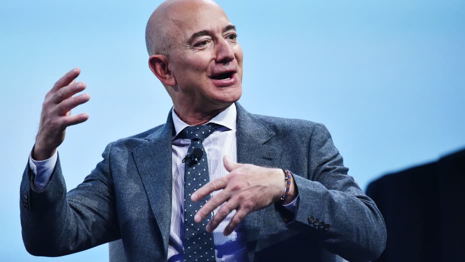 Blue Origin and Amazon founder Jeff Bezos.