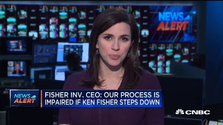 Fisher Investments CEO: Process impaired if Ken Fisher steps down