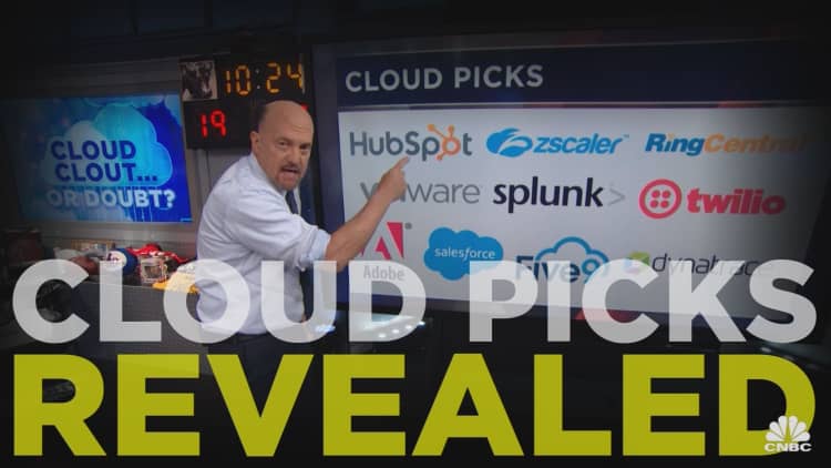 Cramer Remix: The high-quality cloud names worth buying slowly here