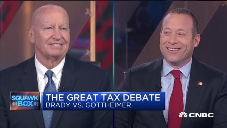 Watch GOP Rep. Brady and Democratic Rep. Gottheimer debate tax policy