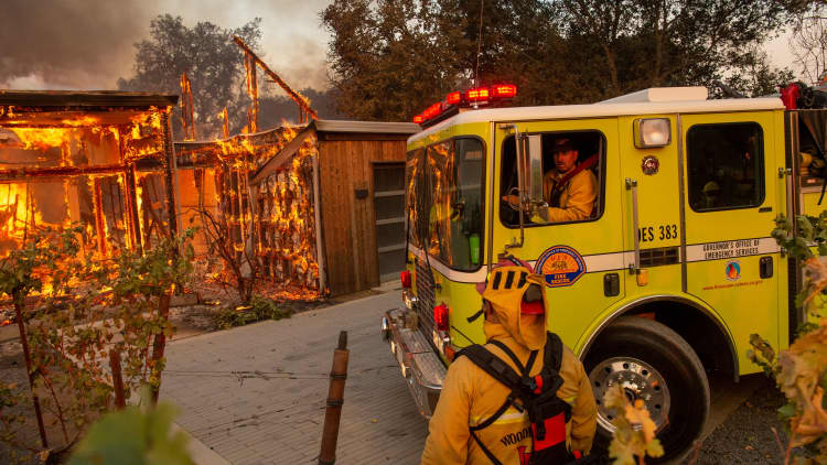 California governor declares a state of emergency as fires spread