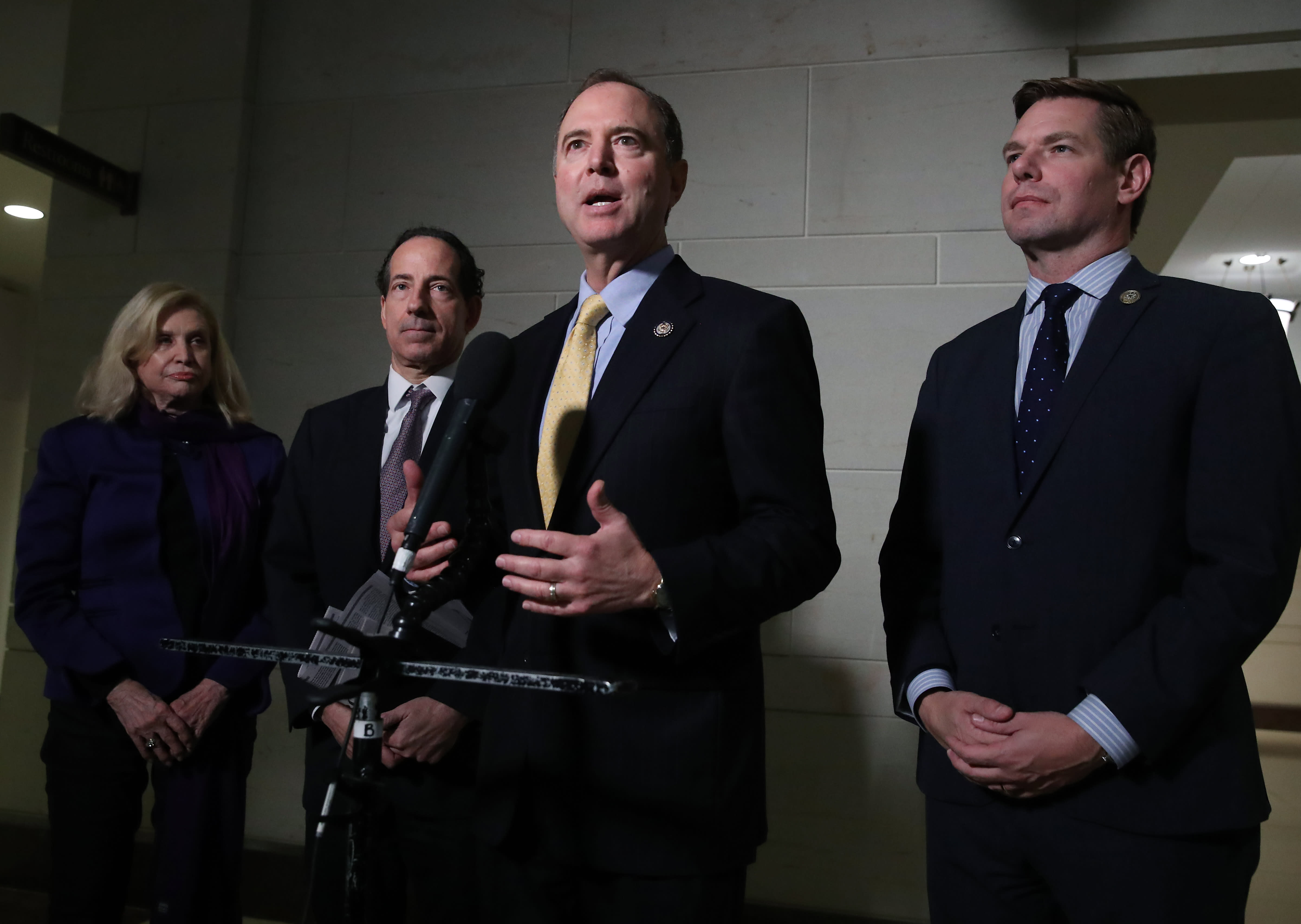 Schiff demands answers, calls for probe after report that Trump DOJ subpoenaed Apple for House Dems' data - CNBC