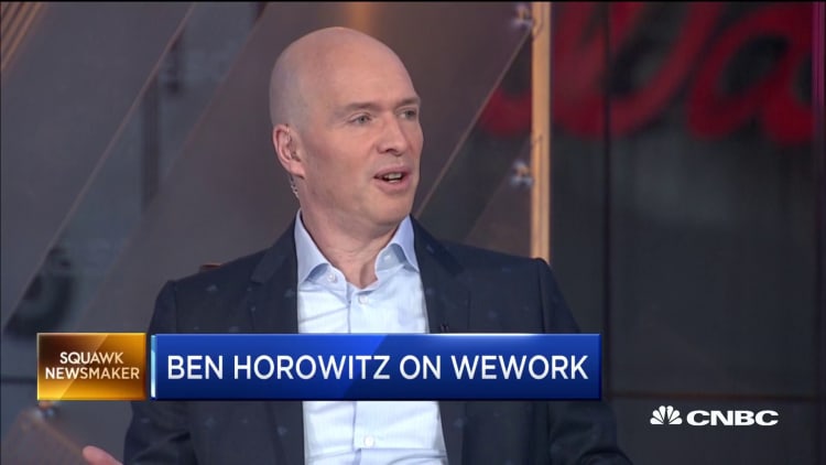 Ben Horowitz: WeWork's company culture caused it to lose touch with reality