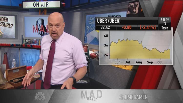 Uber's lockup expiration could hobble market even more than Beyond Meat, warns Jim Cramer