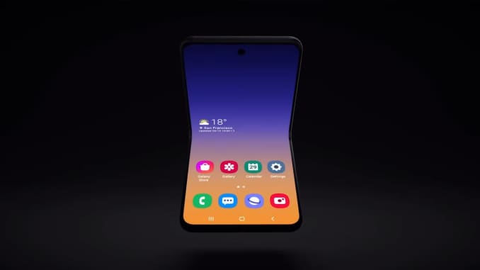 H/O: Samsung foldable flip phone concept