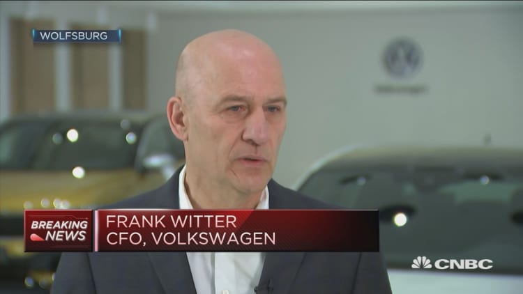 Volkswagen CFO: Need to be efficient amid a 'tough environment'