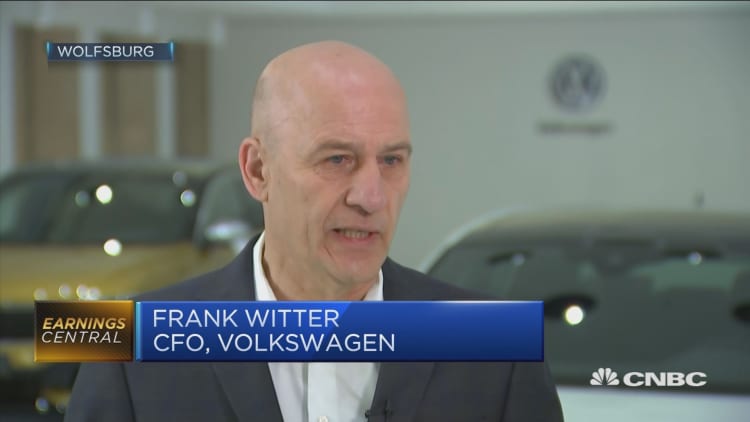 Volkswagen CFO: Electric cars are 'exciting' and 'will make inroads'