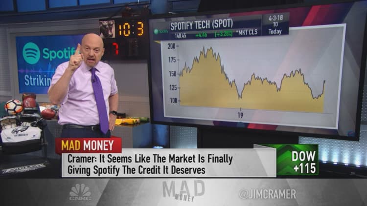 Jim Cramer: Spotify has 'no bear case' after 'game changer' quarter