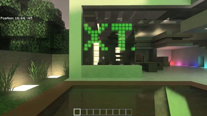 H/O: Minecraft Nvidia ray tracing reflection glass