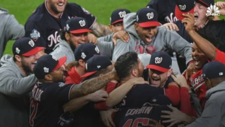 DC erupts as Washington Nationals win franchise's first World Series