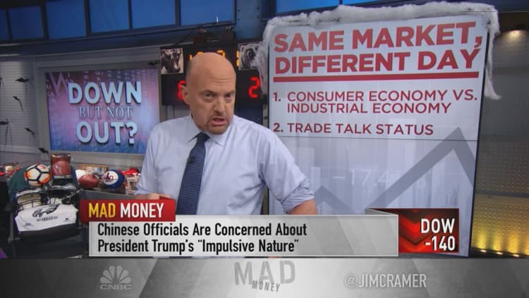 Jim Cramer says investors should view Thursday's market pullback 'as a gift'