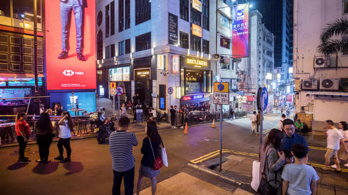 Government Says Hong Kong's Economy May Shrink This Year
