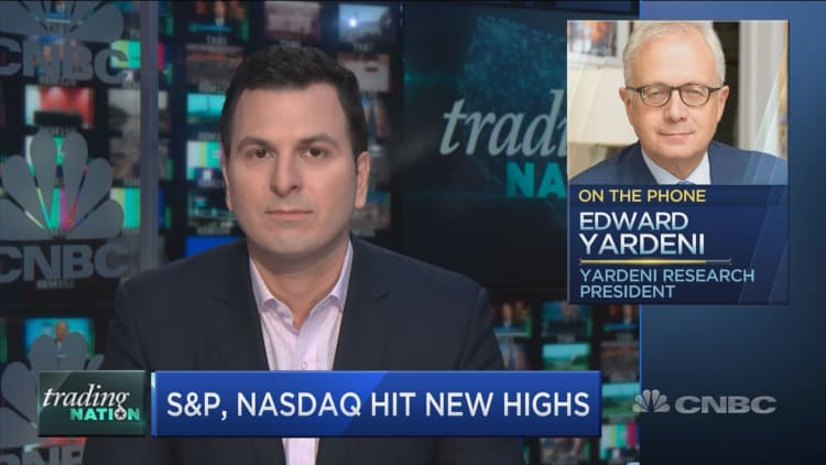 Record rally may turn into 'too much of a good thing,' long-time bull Ed Yardeni warns