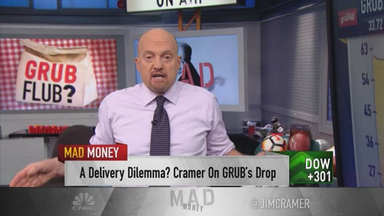 What Wall Street analysts got wrong about GrubHub, according to Jim Cramer