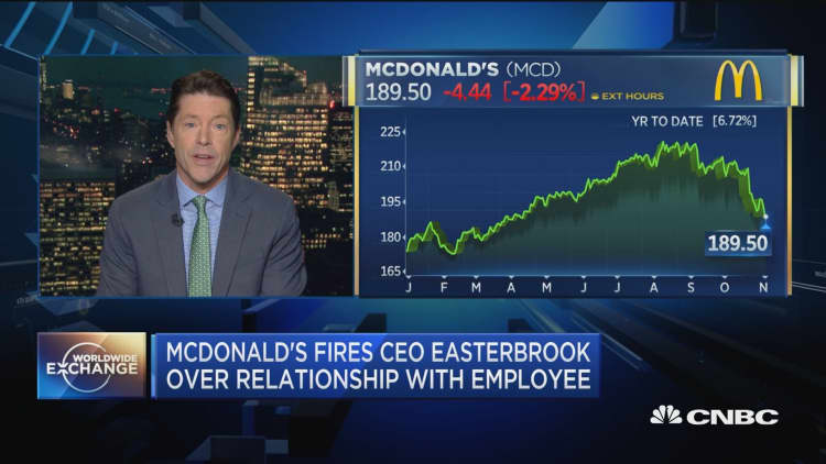 Seymour: Difficult day for McDonald's, but operationally, the company should continue forward