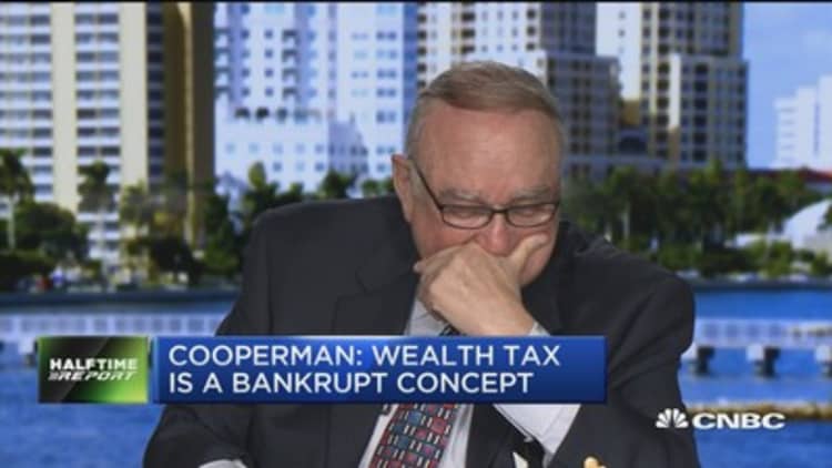 Leon Cooperman gets emotional talking about current political climate