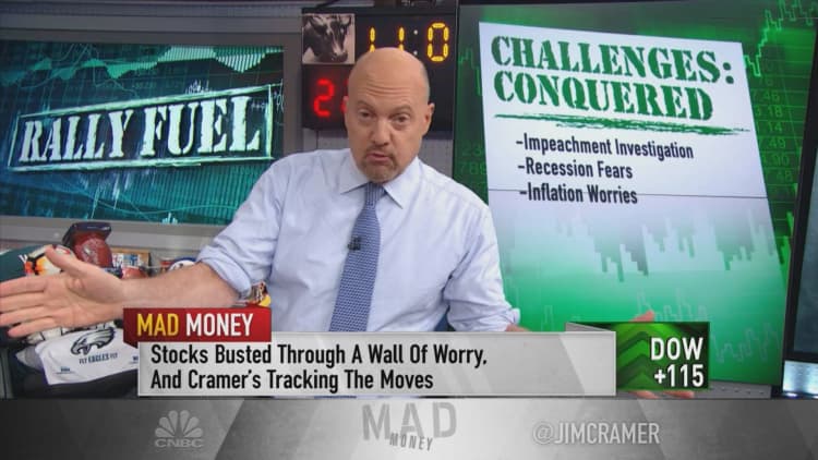 Jim Cramer: The same obstacles that scared investors drove the market to record highs
