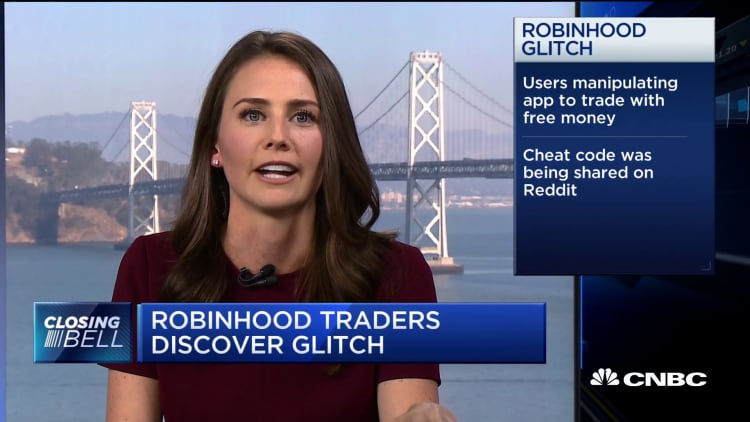 Robinhood users discover glitch to trade with unlimited borrowed money